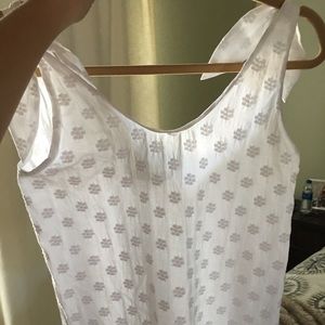 Zara tie sleeve loose tank top